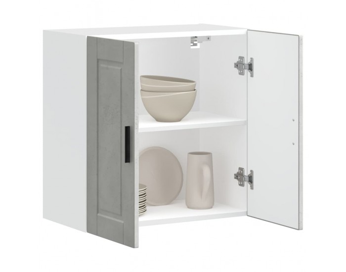 Sonata H Кухненски стенен шкаф Porto, бетонно сив, инженерно дърво