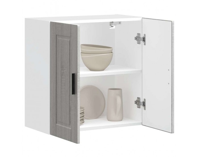 Sonata H Кухненски стенен шкаф Porto, сив сонома, инженерно дърво