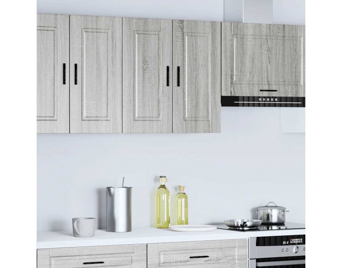Sonata H Кухненски стенен шкаф Porto, сив сонома, инженерно дърво