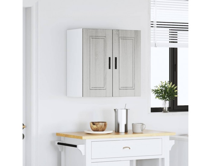 Sonata H Кухненски стенен шкаф Porto, сив сонома, инженерно дърво