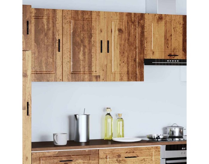 Sonata H Кухненски стенен шкаф Porto, старо дърво, инженерно дърво