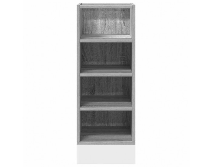 Sonata H Долен шкаф Рига сив, цвят сонома, 30x44,5x81,5 см, инженерно дърво