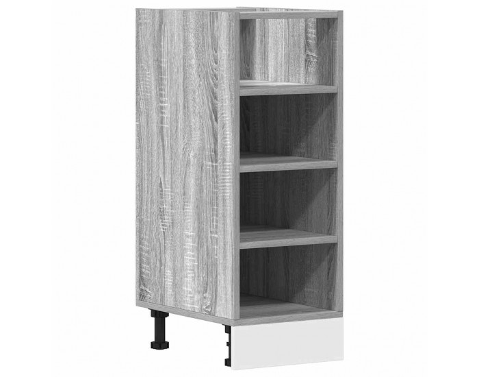 Sonata H Долен шкаф Рига сив, цвят сонома, 30x44,5x81,5 см, инженерно дърво