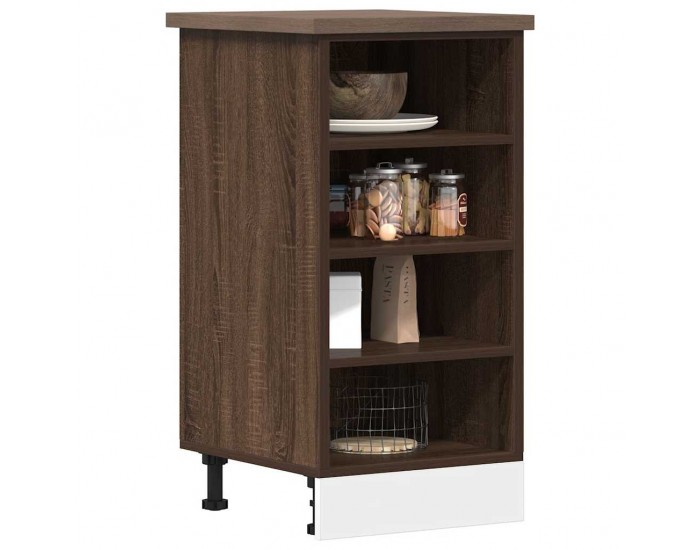 Sonata H Долен шкаф Рига, кафяв дъб, 40x44,5x81,5 см, инженерно дърво