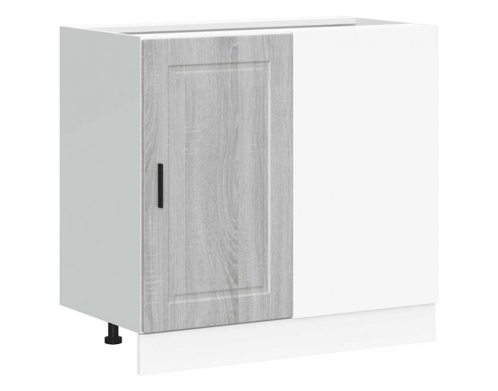 Sonata H Кухненски шкаф Porto, сив сонома, инженерна дървесина