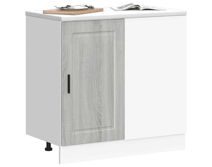 Sonata H Кухненски шкаф Porto, сив сонома, инженерна дървесина