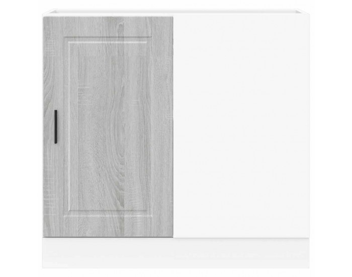 Sonata H Кухненски шкаф Porto, сив сонома, инженерна дървесина