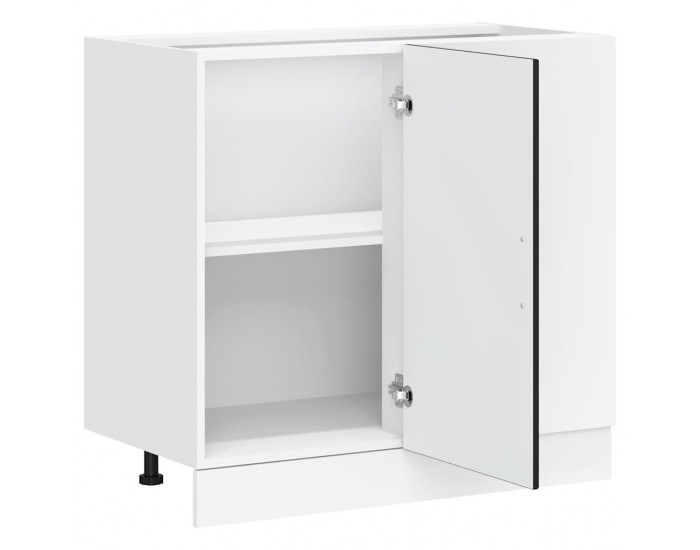 Sonata H Кухненски шкаф Kalmar Черен инженерен дървен материал