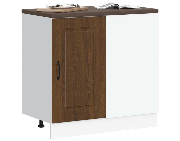 Sonata H Кухненски шкаф, Kalmar, кафяв дъб, инженерно дърво