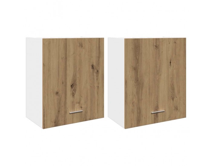 Sonata H Висящи шкафове 2 бр. Lyon Artisan дъб 50x31x60 см Инженерно дърво