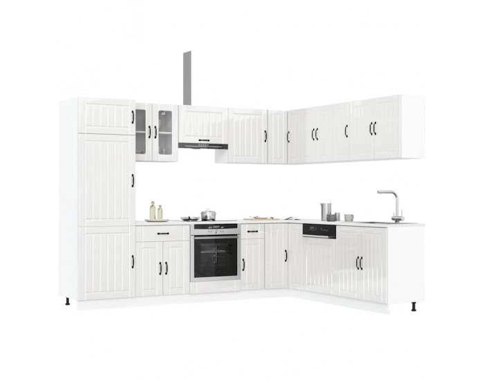 Sonata H Комплект кухненски шкафове от 14 части Lucca, инженерно дърво