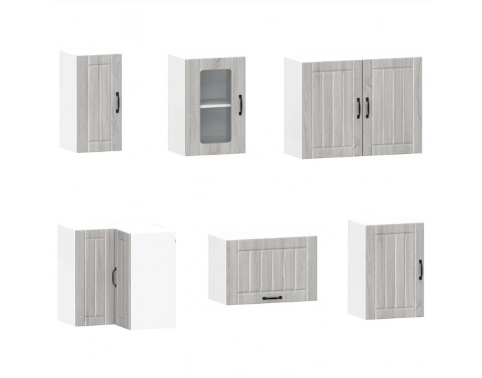 Sonata H Комплект кухненски шкафове от 11 части Lucca, инженерно дърво