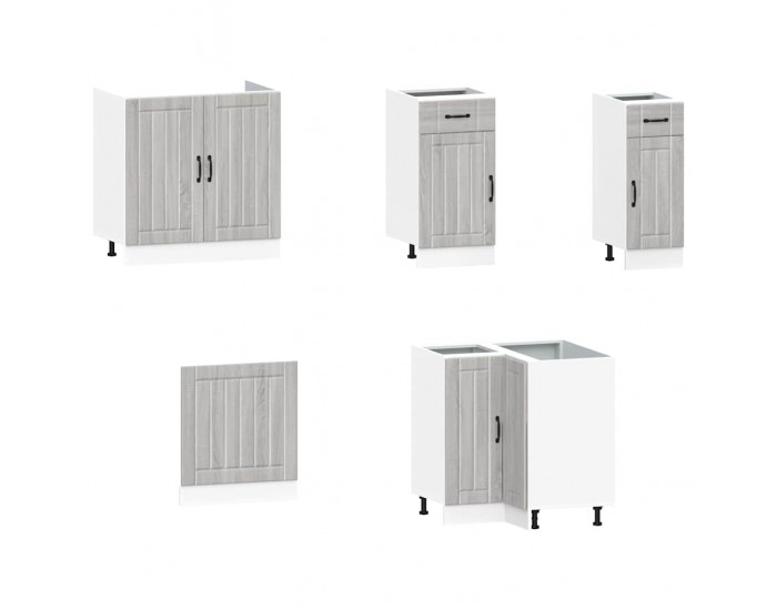 Sonata H Комплект кухненски шкафове от 11 части Lucca, инженерно дърво