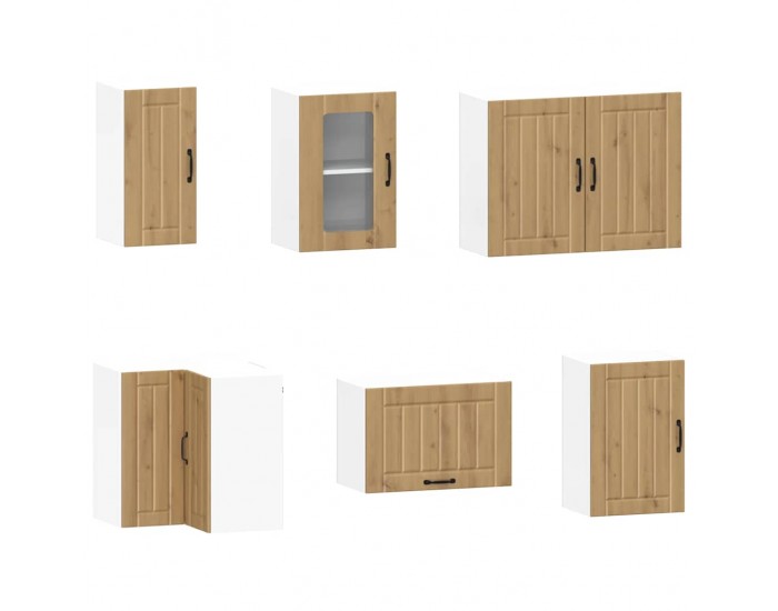 Sonata H Комплект кухненски шкафове от 11 части Lucca, инженерно дърво