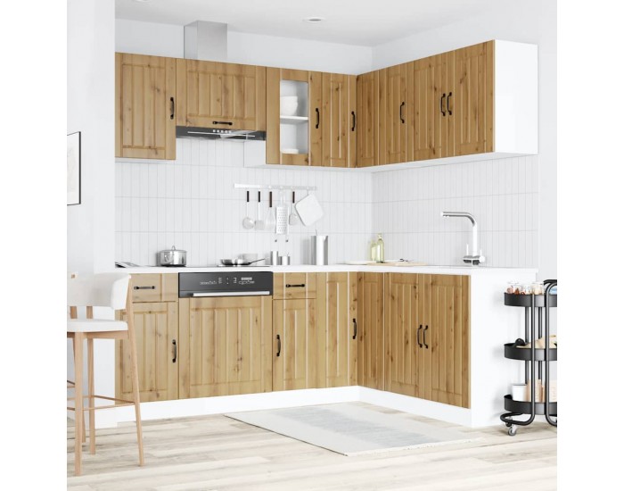 Sonata H Комплект кухненски шкафове от 11 части Lucca, инженерно дърво