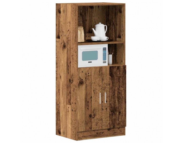 Sonata H Кухненски шкаф, старо дърво, 57x41,5x131,5 см, инженерно дърво