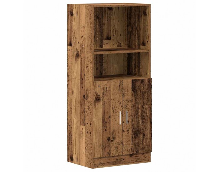 Sonata H Кухненски шкаф, старо дърво, 57x41,5x131,5 см, инженерно дърво