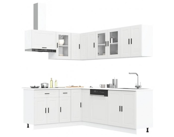 Sonata H Комплект кухненски шкафове от 11 части Porto, инженерно дърво