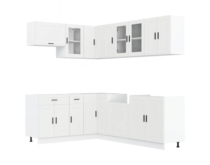 Sonata H Комплект кухненски шкафове от 11 части Porto, инженерно дърво