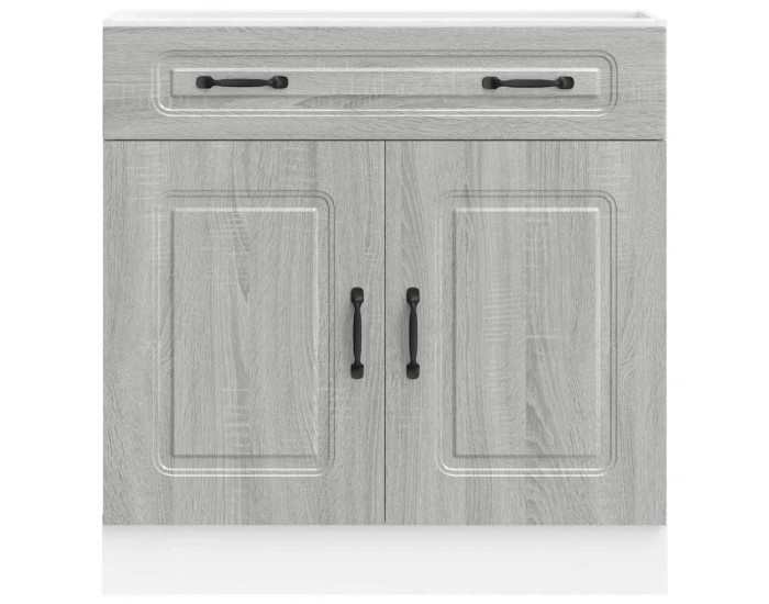 Sonata H Кухненски шкаф, Kalmar, сив сонома, инженерно дърво