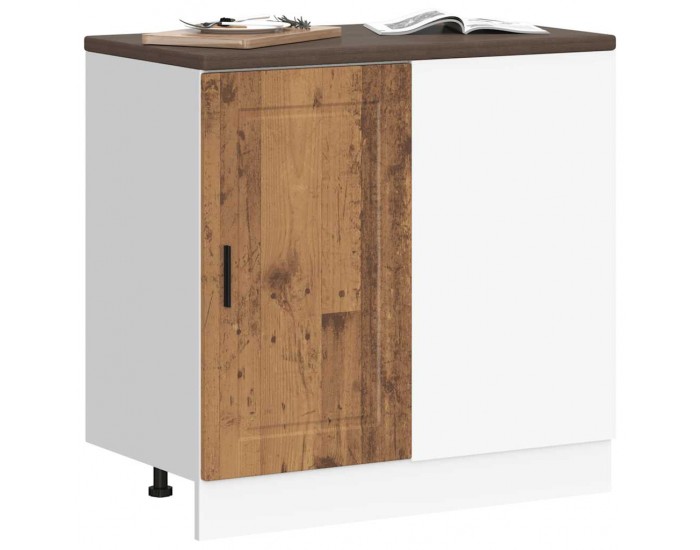 Sonata H Кухненски шкаф Porto, старо дърво, инженерно дърво