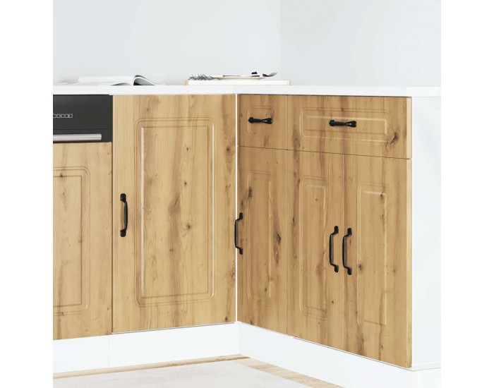 Sonata H Кухненски шкаф, Kalmar, дъб артизан, инженерно дърво