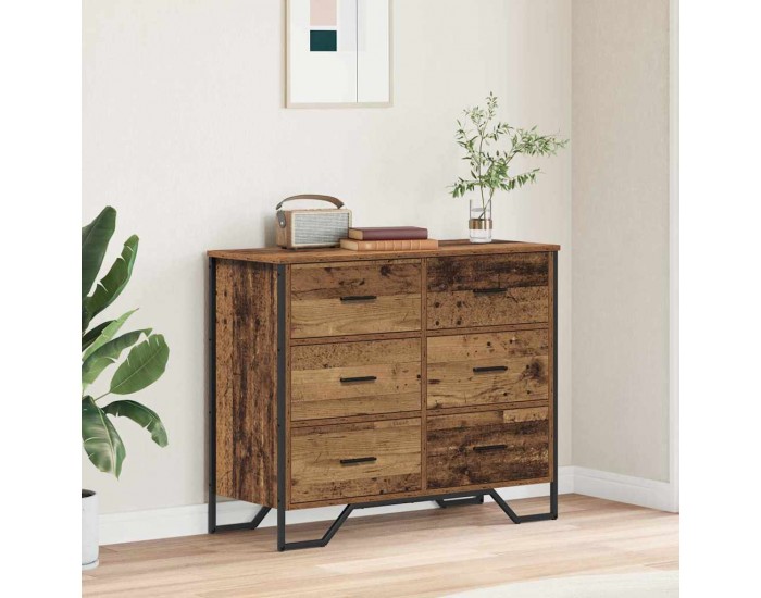 Sonata H Чекмедже Друг Старо дърво 91 x 35.5 x 74.5 см Инженерно дърво