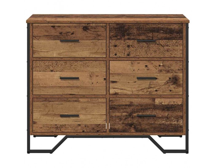 Sonata H Чекмедже Друг Старо дърво 91 x 35.5 x 74.5 см Инженерно дърво