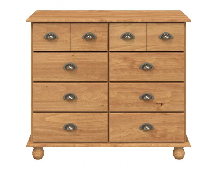 Sonata H Шкаф с чекмеджета с чекмедже ASKIM Кафяво 91 x 40 x 79 см