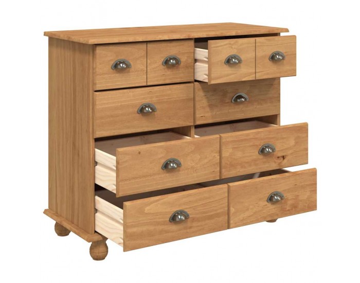 Sonata H Шкаф с чекмеджета с чекмедже ASKIM Кафяво 91 x 40 x 79 см