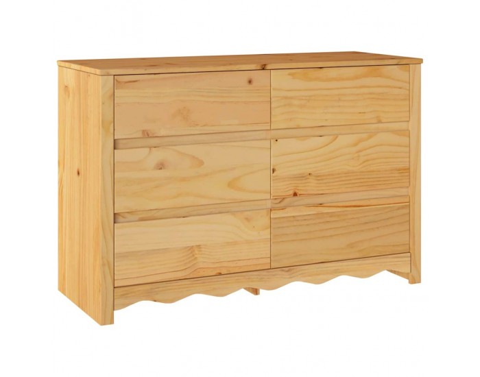 Sonata H Комод Drammen Дъб 111 x 43 x 73.5 см Масивна борова дървесина