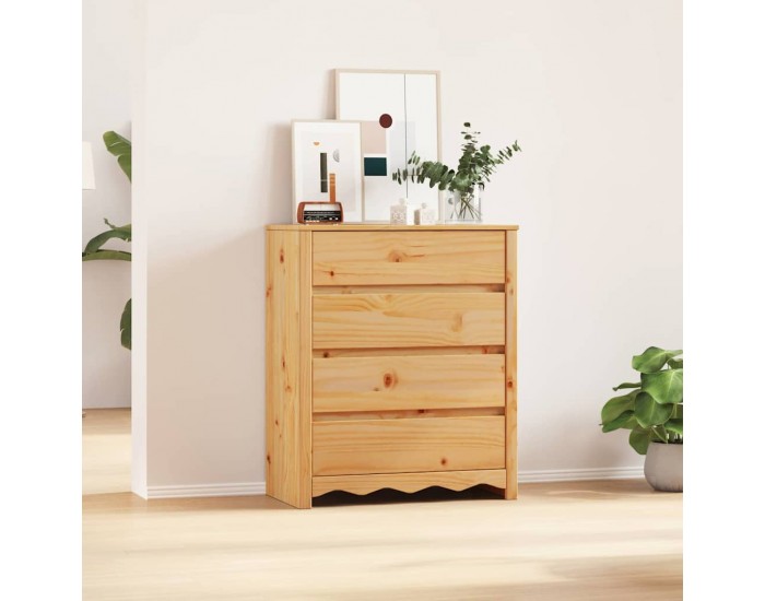 Sonata H Скрин за чекмеджета с чекмедже Drammen Дъб 76.5 x 40 x 91 см