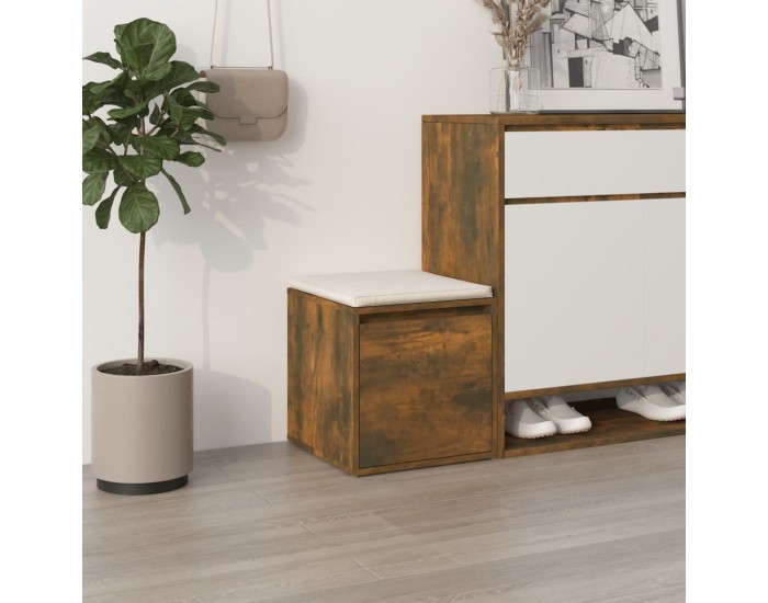Sonata H Кутия с чекмедже, опушен дъб, 40,5x40x40 см, инженерно дърво Sonata H Кутия с чекмедже, опушен дъб, 40,5x40x40 см, инженерно дърво