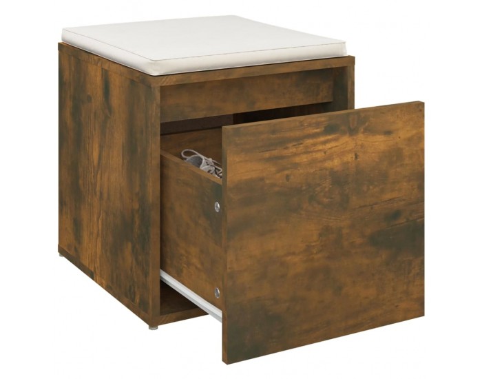 Sonata H Кутия с чекмедже, опушен дъб, 40,5x40x40 см, инженерно дърво Sonata H Кутия с чекмедже, опушен дъб, 40,5x40x40 см, инженерно дърво