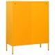 Sonata H Шкаф с чекмеджета, горчица жълто, 80х35х101,5 см, стомана