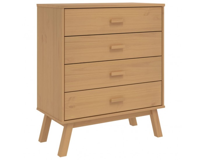 Sonata H Шкаф с чекмеджета OLDEN, кафяво, борово дърво масив