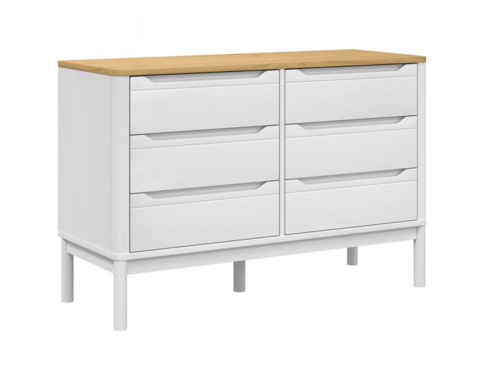 Sonata H Скрин FLORO, бял, бор масив