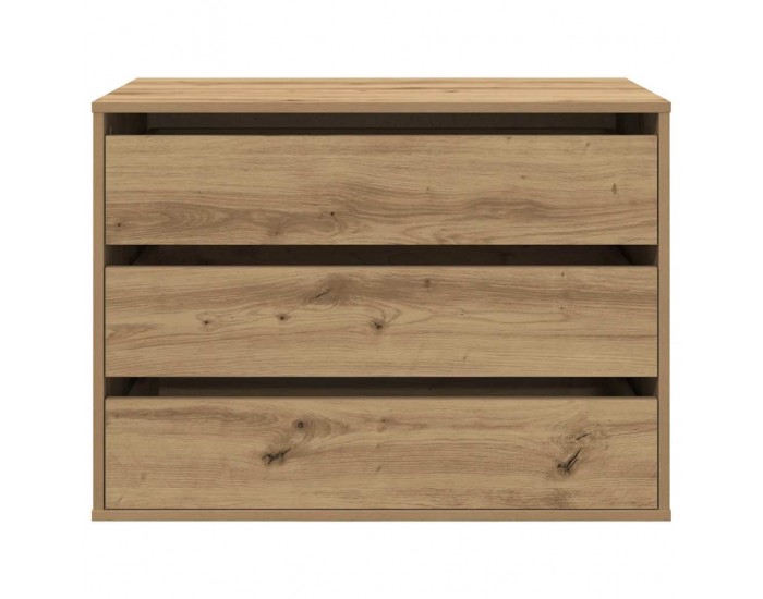 Sonata H Ъглов скрин с чекмеджета дъб артизан 80x41x58см инженерно дърво