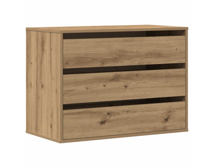 Sonata H Ъглов скрин с чекмеджета дъб артизан 80x41x58см инженерно дърво