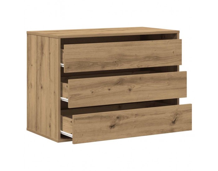 Sonata H Ъглов скрин с чекмеджета дъб артизан 80x41x58см инженерно дърво