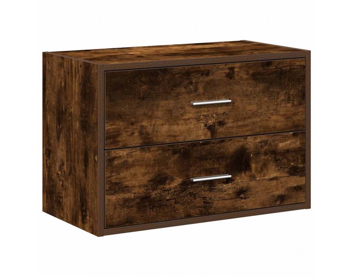 Sonata H Шкаф с 2 чекмеджета опушен дъб 60x31x40 см инженерно дърво Sonata H Шкаф с 2 чекмеджета опушен дъб 60x31x40 см инженерно дърво