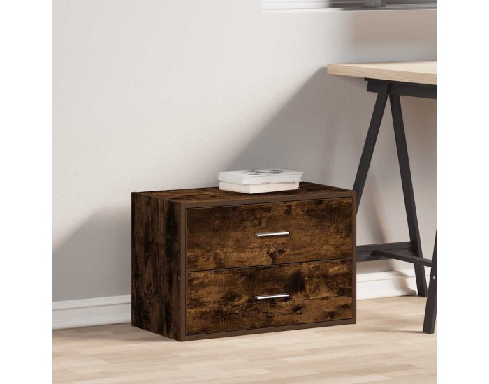 Sonata H Шкаф с 2 чекмеджета опушен дъб 60x31x40 см инженерно дърво Sonata H Шкаф с 2 чекмеджета опушен дъб 60x31x40 см инженерно дърво