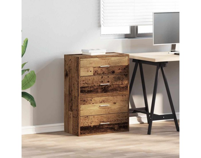 Sonata H Шкафове с 2 чекмеджета 2 бр 60x31x40 см инженерно дърво