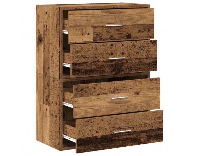 Sonata H Шкафове с 2 чекмеджета 2 бр 60x31x40 см инженерно дърво