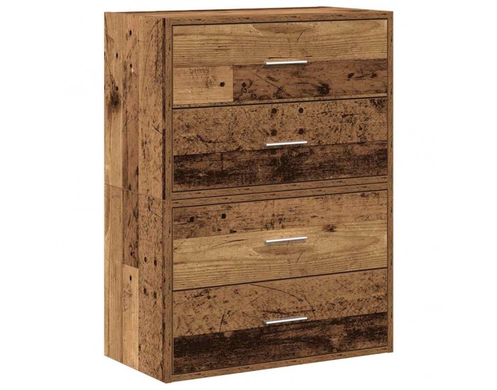 Sonata H Шкафове с 2 чекмеджета 2 бр 60x31x40 см инженерно дърво