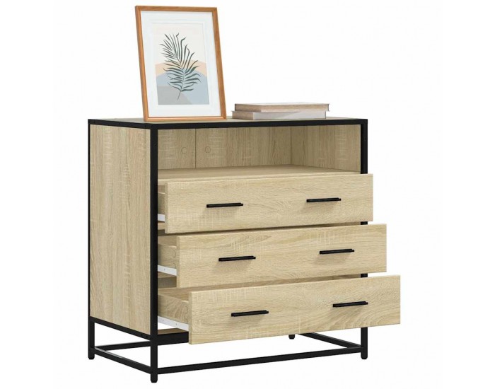 Sonata H Шкаф с чекмеджета Сонома дъб 70x41x70 cm Инженерна дървесина