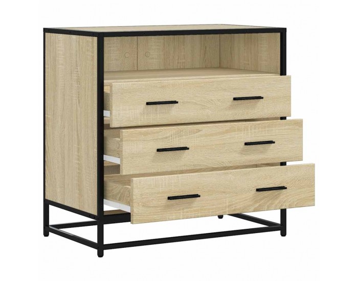 Sonata H Шкаф с чекмеджета Сонома дъб 70x41x70 cm Инженерна дървесина