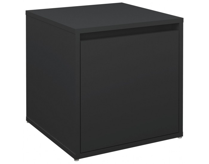 Sonata H Кутия с чекмедже, черна, 40,5x40x40 см, инженерно дърво Sonata H Кутия с чекмедже, черна, 40,5x40x40 см, инженерно дърво