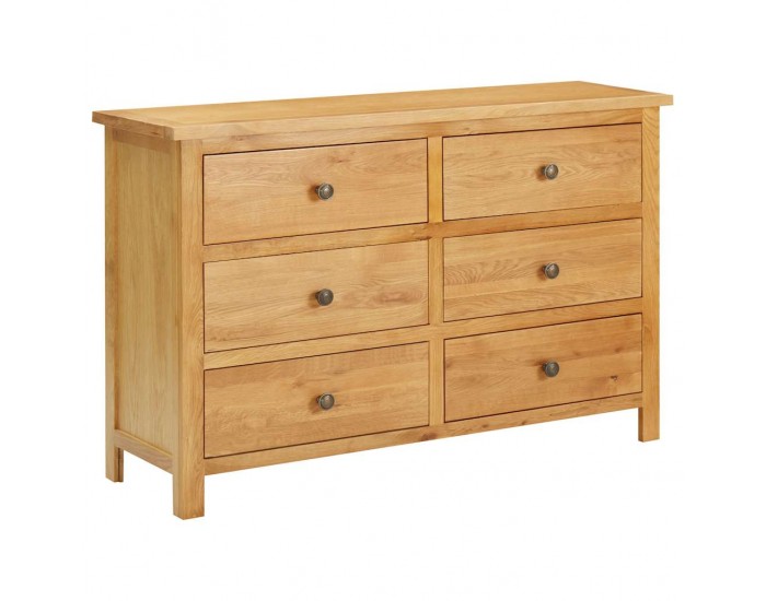 Sonata H Шкаф с чекмеджета, 105x33,5x73 см, дъбово дърво масив