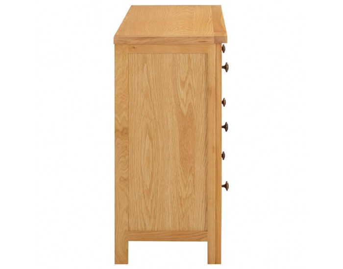 Sonata H Шкаф с чекмеджета, 105x33,5x73 см, дъбово дърво масив